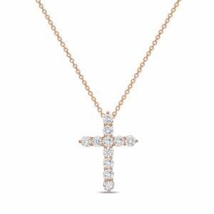 NEW DIANA M JEWELS women's round lab-grown diamond pendant necklace (4.00 ct) -